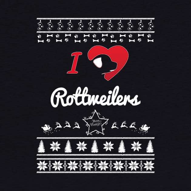 Merry Christmas ROTTWEILERS by bryanwilly